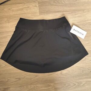 NWT Athleta Skort Black Ace Advantage  Athliesure Sporty Tenniscore Gorpcore M